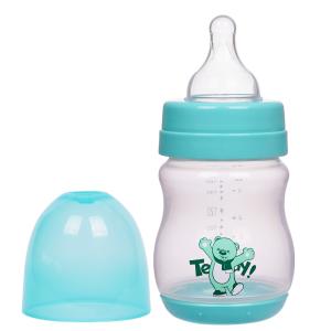 China 6oz 160ml PP Polypropylene Wide Neck Arc Baby Nipple Bottle factory