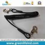 Flexi Tool Safety Coiled lanyard w/Stainless Steel Snap Hooks on each end for