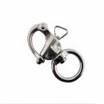 DEE SHACKLES European Type 316 Stainless Steel Swivel Round Eye Quick Release