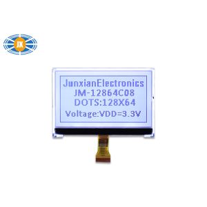 3 Inch COG Monochrome LCD Monitor , COG Dot Matrix Display With ST7567 Driver