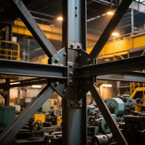 Q235B Steel Structure Building Customized Metal Workshop