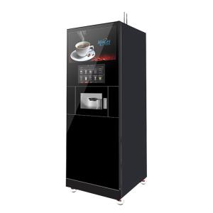 China MDB Protocol Auto Coffee Cappuccino Vending Machine 220VAC factory