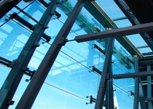 China Beautiful Decorative Stainless Steel Curtain Wall Easy Update And Maintain For Airport factory