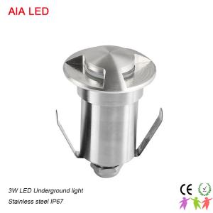 China 4ways 3W 62mm diameter LED underground lamp/led underground light for outdoor step factory