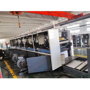 Single Faced Printing Page High Speed Flexographic Printing Machine