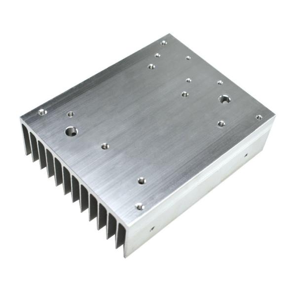 T Profile Aluminum Heat Sink Extrusions Natural Anodizing AL6063 Raw Material