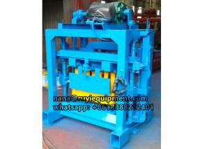China 4-40 concrete hollow block machine semi-automatic standard brick machine factory
