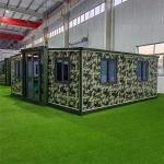 Top- Container Houses for Camping Accommodation End Double Wing Expansion