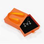 Custom Small Luxury Black Cardboard Paper Box Fashion Jewelry Gift Drawer Slide