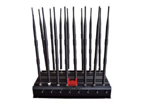 China 16 Band Lojack 173MHz Cell Signal Jammer Heat Sink Case Multi Purpose factory