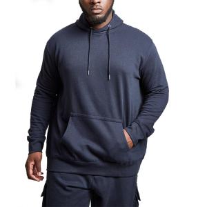China Factory Low MOQ Cotton Blank Plain Pullover Sweatshirts For Men Hoodies Embroidery Logo factory