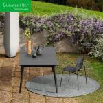 Customized Color Antique Wooden Patio Garden Rope Chair Leisure Style Outdoor