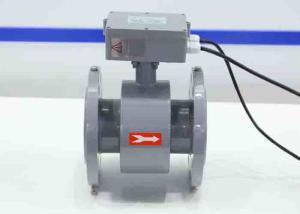 China Sewage Treatment Plant Magnetic Flow Meter For Slurry Dn100 Rubber Liner factory
