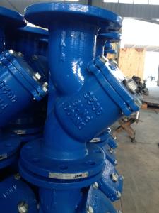 China 805-F DIN DUCTILE IRON Y STRAINER FLANGED ENDS factory