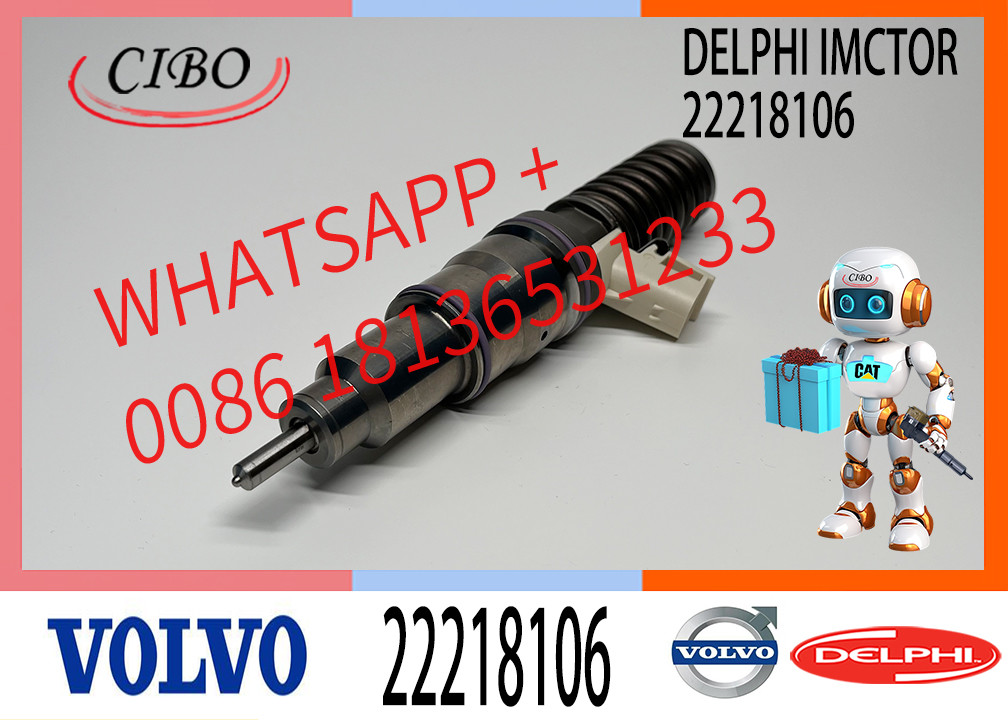 High Quality 22218106 New Diesel Fuel Injector For E3.5 Mack/vol-vo Truck Md16 Bebe5l14001 22218106,85020091 85020090