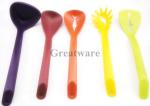 5-Piece Compact Nesting Kitchen Utensil Set Nylon Tools
