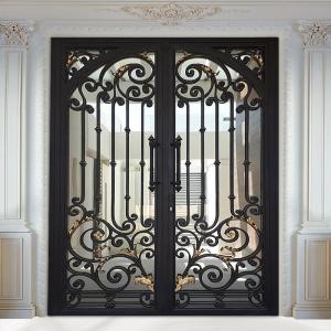 China Garden Wrought Iron Fence Walkway Gates Frame 120 x 76 x 4.0mm factory