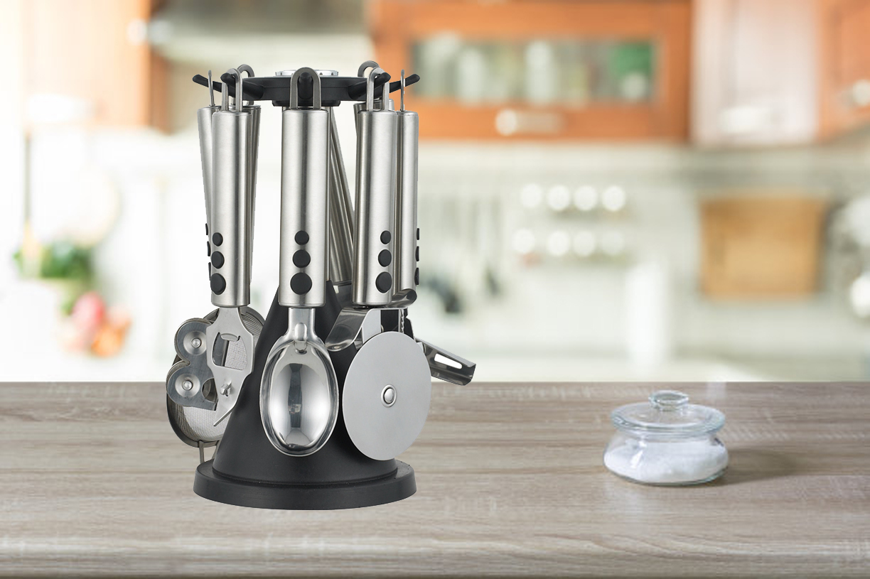 ISO9001/LFGB Certified Smart Kitchen Tools Can Opener/Garlic Press Multi Function Bar