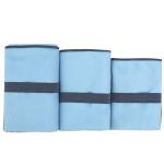 Solid microfiber sports towel custom logo wholesale suede material with mesh bag