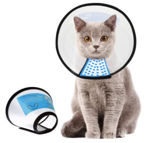 China Adjustable Pet Training Collars White Comfy Dog Cat Cone Collar factory
