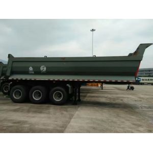 China 40 - 60 Tons Heavy Duty Semi Trailers Square U Shape Design Structure factory