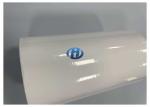 120 μm White LDPE Release Film UV Cured Silicone Coating Film No Silicone