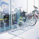 Traffic-Line 6 Space Hi-Hoop Bicycle Rack From China Metal Fabrication Factory