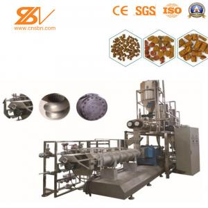 China Stainless Steel Animal Pet Food Production Line Fish Feed Making Machine factory