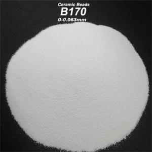 China Satin Effect Ceramic Microbeads Blasting Media B60 B120 B170 B205 for Dental Implant factory