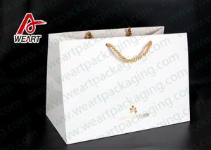 China Hot Foil Stamping Christmas Gift Custom Printed Paper Bags Eco Friendly Feature factory