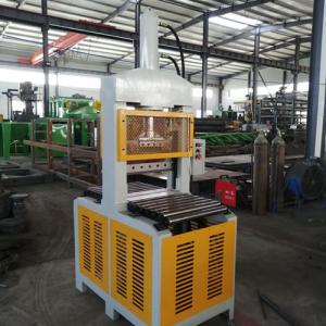 China ISO Approved Hydraulic Rubber Cutting Machine With Safety Cover factory