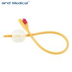 Medical Disposable Double Balloon 4 way Latex Foley Catheter for Smooth