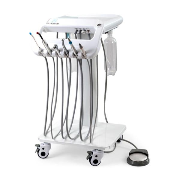 Light Weight Mobile Dental Trolley With 5 Universal Wheels Portable Dental