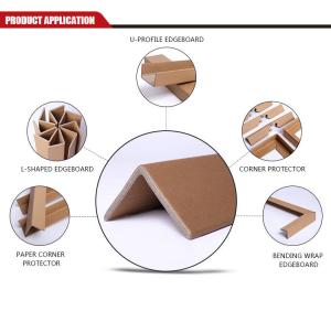 China Brown Kraft 25 Per Bundle Cardboard Corner Protectors For Edge Guard Usage factory