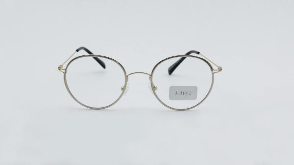 Vintage round eyeglasses frame Unisex eyewear untralight metal glasses for Men