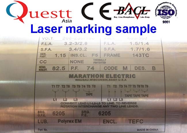 30W Fiber Laser Marking Machine PC Computer Control For Metal Silver Bangle Bracelet