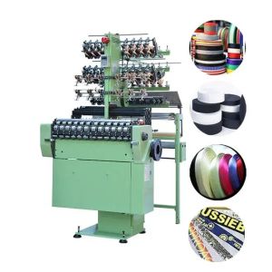 China High Output Loom Polyester Elastic Tape Making Machine Easy Maintenance factory