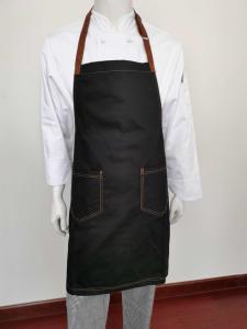 China OEM Hotel Cooking Chef Work Apron Custom Restaurant Kitchen Cooking Apron factory