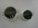 90g Adagio Airtight Lid Tea Tin Box Metal Tinplate Material Clear Varnish