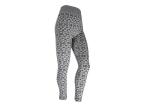 Polyester Spandex Snow Flake Fleece Lined Leggings Womens