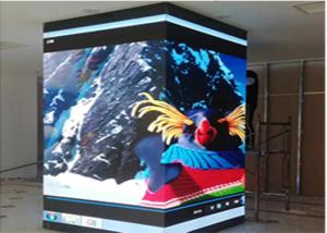 China Cylindrical LED Screen Display Insulating Base 5 Meters Viewing Distance factory