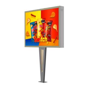 China IP65 waterproof steel p6 8000nits digital outdoor led screen sign advertising boards factory