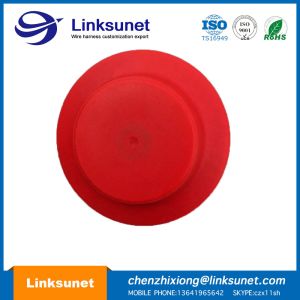 China Sensor Cover Plastic Injection Molding PVC / ABS  / PE RED Plastic Housing Mold on sale