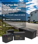Solar LFP Rechargeable Deep Cycle Battery 12V 200Ah Cell Energy Battery Pack