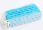 3 Layers Blue Non-woven Fabric Disposable Medical Face Mask 3 Ply Surgical Face
