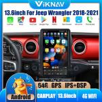 Viknav Car Radio For Jeep Wrangler (2018-2021) 13.6 inch GPS navigation DVD