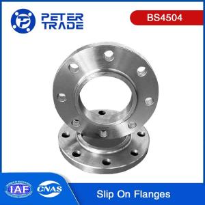 China BS4504 PN 10 Code 112 Carbon Steel And Stainless Steel Slip On Flanges SORF For Industrial Purposes factory