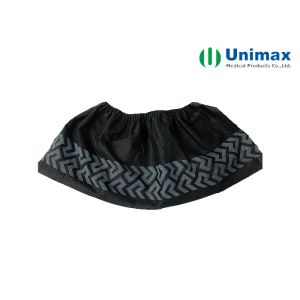 Black 35gsm Disposable Non Woven Shoes Cover
