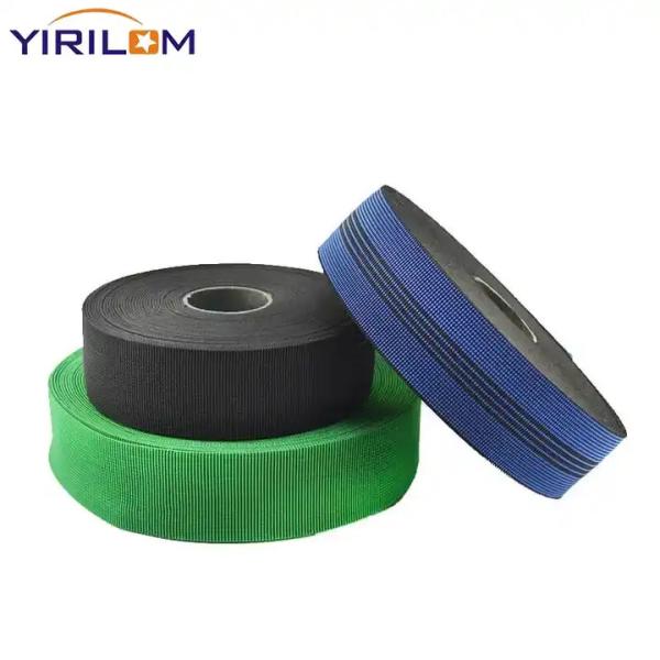 China Furniture Rubber Elastic Webbing Belt For Sofa Accessories factory