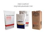 Moisture Proof Color Printed Kraft Paper Bags 10kg For Clay Granular Absorbent
